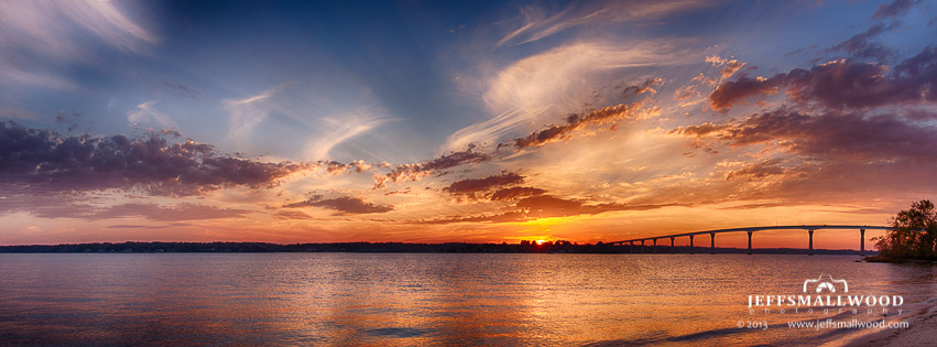 Solomons Bridge Sunset