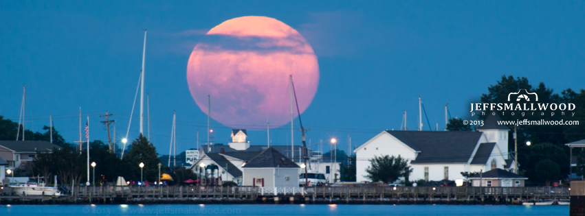 Moonrise over Solomons