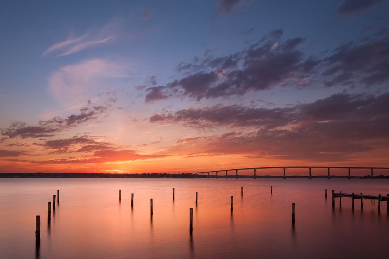 Click to view full screen - Lady Luck - Sunset in Solomons