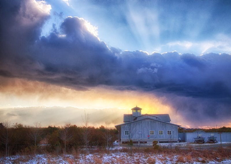 Click to view full screen - Powerful Weather at Assateague Island